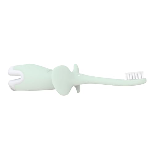 Dr. Brown's Infant-to-Toddler Training Toothbrush, Soft for Baby's First Teeth, Pink Elephant, 0-3 Years (Colors/Styles May Vary)