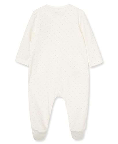 Little Me Clothes for Baby Girls' 100% Cotton Scratch-Free Tag Footie Sleeper, Preemie to 9 Months