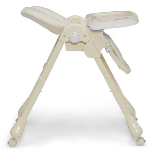 Delta Children Little Folks 2-in-1 SlimFold High Chair for Babies and Toddlers, Sage Green
