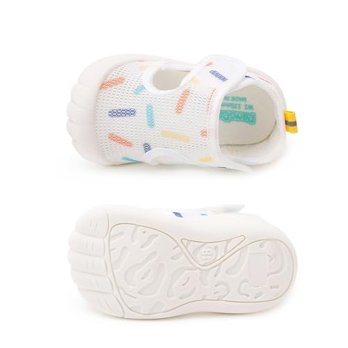 RVROVIC Boys Girls Athletic Sports Sandals Open-Toe Breathable Rubber Sole Beach Water Shoes for Toddler