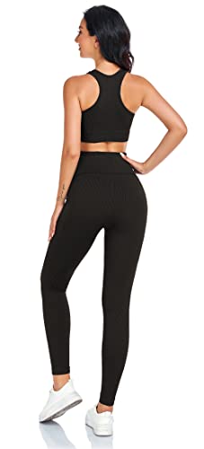 Women's Maternity 2 Piece Outfit Set - Bra & Shorts for Pregnancy - Yoga workout Lounge Wear Sets