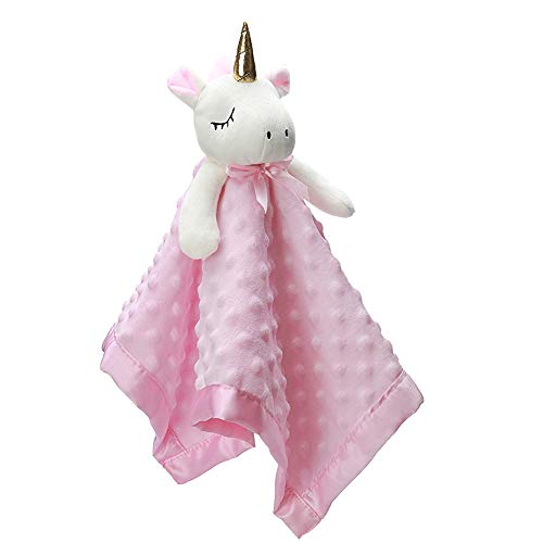 Pro Goleem Duck Security Blanket Soft Yellow Baby Lovey Unisex Lovie Baby Gifts for Newborn Toddler Snuggle Toy Stuffed Animal 16 Inch