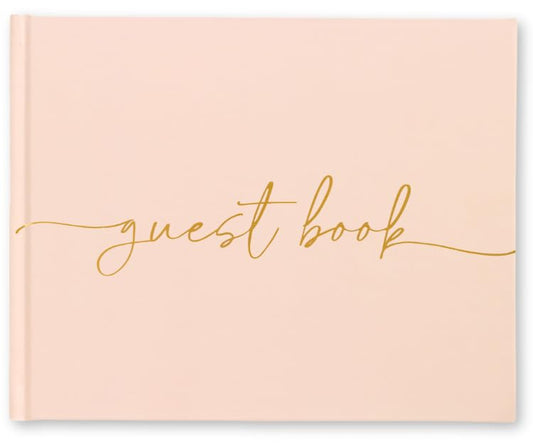Lamare Elegant Blank Page Wedding Guest Book – The Perfect Polaroid Guest Book for Wedding Receptions, Birthdays, Baby Showers, and Special Events – A Stylish Sign-in Book for Guests