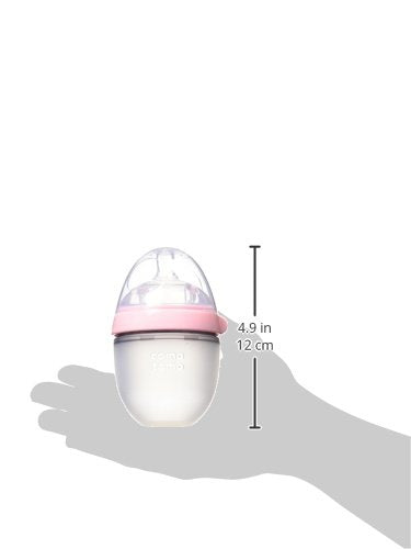 Comotomo Baby Bottle Double Pack, Pink, 5oz