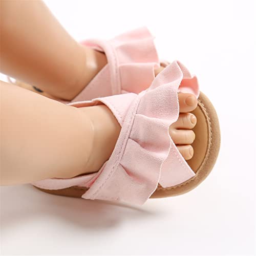 myppgg Baby Boys Girls Summer Sandals Non-Slip Soft Sole Infant Slippers Cotton Crib Shoes for Toddler First Walkers