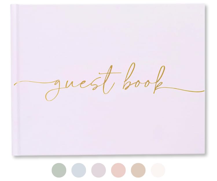 Lamare Elegant Blank Page Wedding Guest Book – The Perfect Polaroid Guest Book for Wedding Receptions, Birthdays, Baby Showers, and Special Events – A Stylish Sign-in Book for Guests