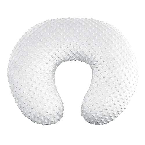 OWLOWLA Nursing Pillow Cover, Breastfeeding Pillow Slipcover Fits Nursing Pillow for Baby Boy Girl(Blush Pink)