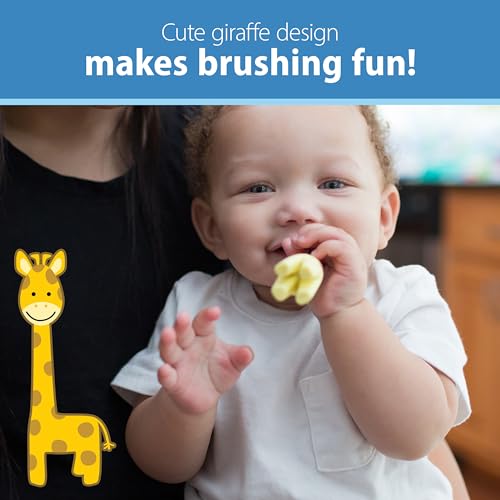 Dr. Brown's Infant-to-Toddler Training Toothbrush, Soft for Baby's First Teeth, Pink Elephant, 0-3 Years (Colors/Styles May Vary)