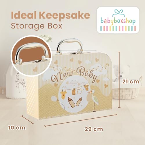 Baby Box Shop Baby Shower Gifts for Girl, Newborn Essentials in a Pink Baby Girl Hamper for New Born