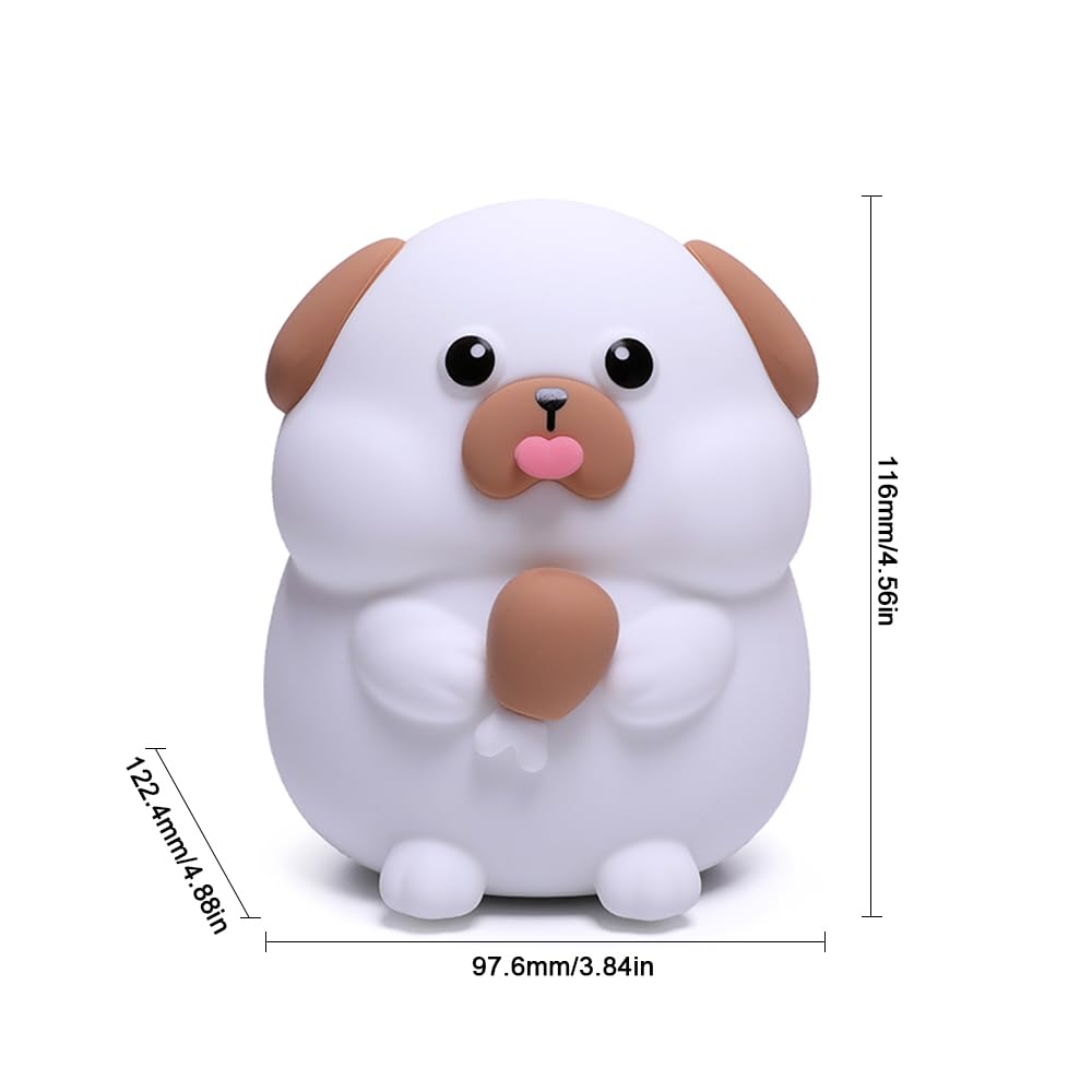 Cute Frog Night Light for Kids, Color Changeable Soft Silicone Sleeping Night Lamp for Nursery, Dimmable Timer Rechargeable Colorful Baby's Light Room Decor Children Gifts