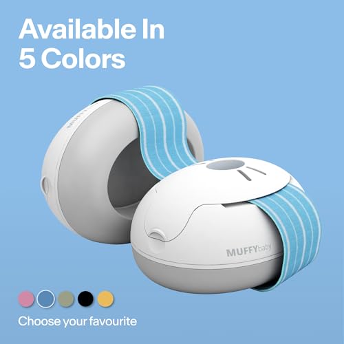 Alpine Muffy Baby Ear Protection for Babies and Toddlers up to 36 Months - CE & ANSI Certified - Noise Reduction Earmuffs - Comfortable Baby Headphones Against Hearing Damage & Improves Sleep - Green