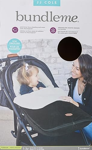JJ Cole Bundleme - Original, Baby Bunting Bag, Winter Protection for Baby Car Seats and Strollers, Graphite