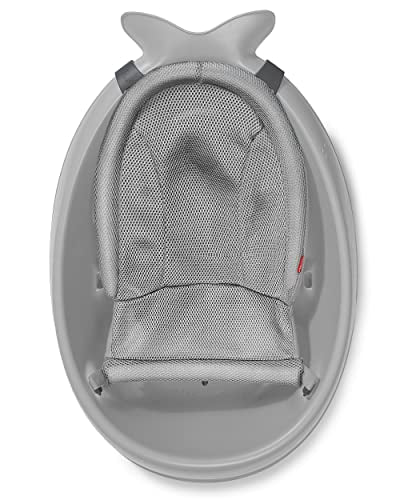 Skip Hop Baby Bath Tub 4-in-1 Grow with Baby Infant to Toddler , White