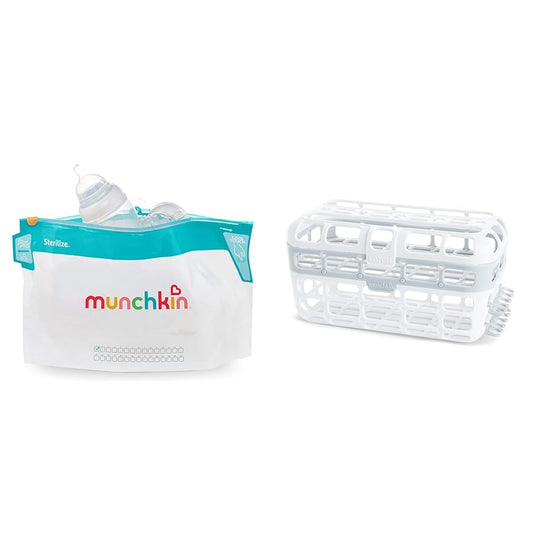 Munchkin® Sterilize™ Microwave Bottle Steam Sterilizer Bags, 30 Uses per Bag, 6 Pack