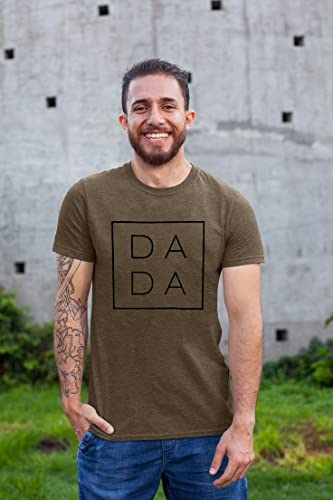 MNLYBABY Dad Shirts for Men Funny DADA Letter Print Graphic Tshirts Father Daddy Papa Gifts Tee Tops