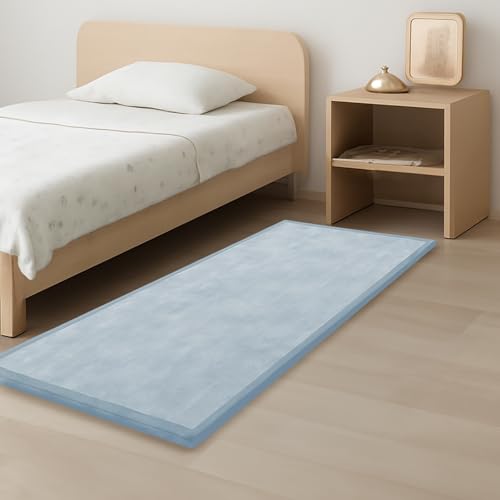 1.3" Thick Baby Play Mat,Ultra Soft Elasti-Foam 50×50 Playpen Mat for Tummy Time,Water-Repellent Coral Fleece Nursery Rug for Infants,Toddlers,Kids,Non-Slip Safe for Crawling(Light Grey)