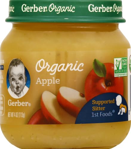 Gerber Organic Banana Baby Food, 4 Oz Jar