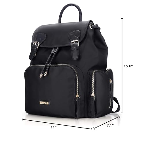 Hafmall Diaper Backpack Diaper Bag with Stroller Hooks, Pañaleras para Bebe, Diaper Backpack for Mom