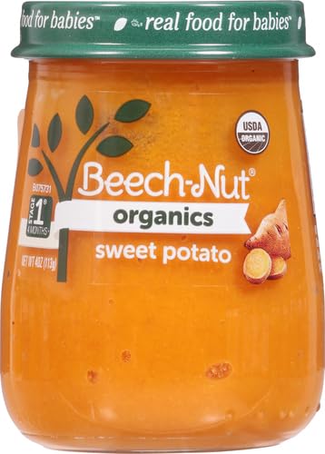 Beech-Nut Organics Stage 1 Organic Baby Food, Sweet Potato, 4 oz Jar