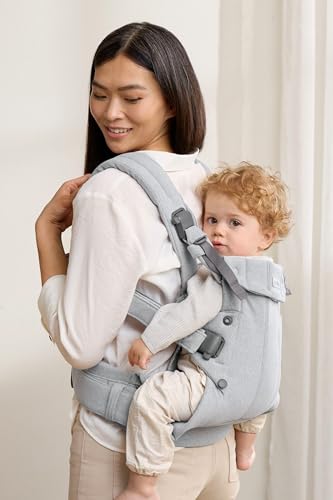 BabyBjörn Baby Carrier Harmony, Cream, 3D Mesh, 3-in-1 Ergonomic Baby Carrier; Newborn, Facing-in, Outward-Facing, and Back Carrying Positions Supported (7-40 lbs), Newborn to Toddler