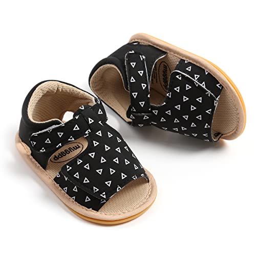 GAISUMMI Baby Girls Sandals Summer Bowknot Infant Crib Shoes Toddler Pu Leather Soft Rubber Sole First Walkers