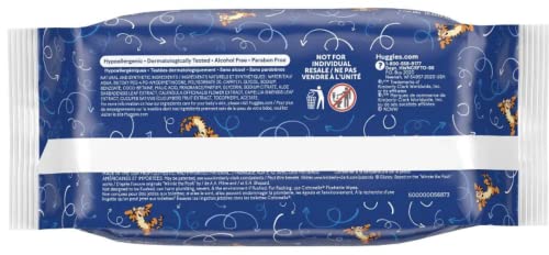 Huggies Natural Care Cucumber, Aloe and Vitamin E Baby Wipes, Hypoallergenic, Scented, 6 Flip-Top Packs (288 Wipes Total), Packaging May Vary