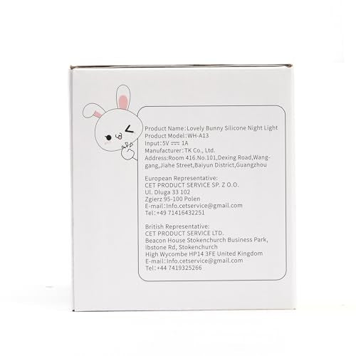 One Fire Night Light for Kids Bunny Cute Lamp, Kawaii 16 Colors Kids Night Light Baby Night Light Lamp, Rechargeable Toddler Night Light for Baby Nursery Night Light,Kids Lamp Nightlight for Kids Room