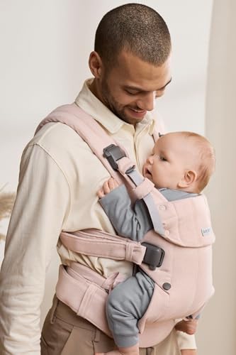 BabyBjörn Baby Carrier Harmony, Cream, 3D Mesh, 3-in-1 Ergonomic Baby Carrier; Newborn, Facing-in, Outward-Facing, and Back Carrying Positions Supported (7-40 lbs), Newborn to Toddler
