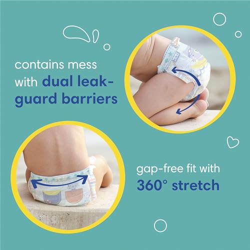 Pampers Swim Diapers - Splashers - Size 2-3, 20 Count, Gap-Free Disposable Baby Swimming Pants