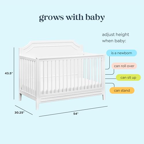 DaVinci Chloe Regency 4-in-1 Convertible Crib in Ebony, Greenguard Gold Certified