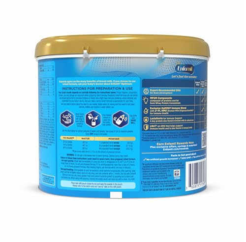 Enfamil Optimum Baby Formula, Our Closest Formula to Breast Milk, Immune-Supporting Lactoferrin also found in Breast Milk, Brain-Building DHA, 20.5 Oz