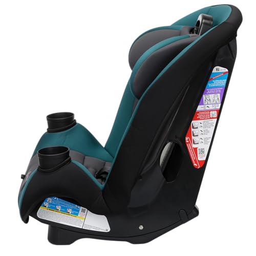 Safety 1st Ellaris 3-in-1 Convertible Car Seat, Slim Fit Design, Rear & Forward-Facing, 5-Position Headrest, 3-Across Fit, Travel-Friendly with Machine-Washable Seat Pad, Peacock Blue