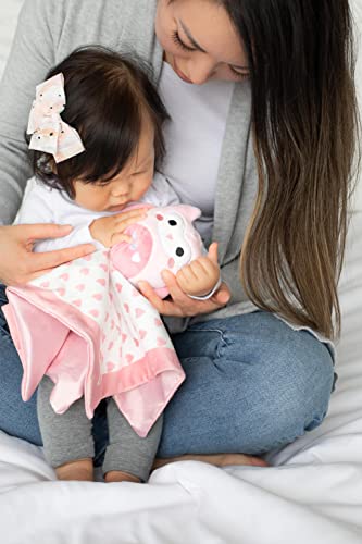Pearhead Cloud Security Blanket, Soft Baby Lovey for Babies, Snuggle Toy Stuffed Animal, Newborn Infant and Toddler Security Toy, Baby Boy or Baby Girl Lovie, New Baby Gift, White Cloud Lovey