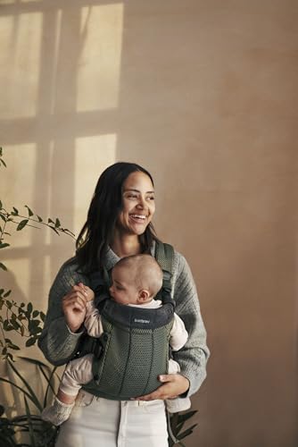 BabyBjörn Baby Carrier Harmony, Cream, 3D Mesh, 3-in-1 Ergonomic Baby Carrier; Newborn, Facing-in, Outward-Facing, and Back Carrying Positions Supported (7-40 lbs), Newborn to Toddler