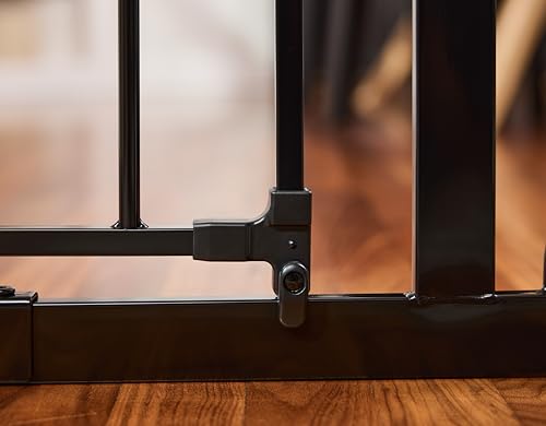 Regalo Easy Step 38.5-Inch Wide Walk Thru Baby Gate, Includes 6-Inch Extension Kit, Pressure Mount Kit, Wall Cups