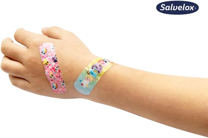 Salvequick® | My Little Pony Plasters | Flexible, Durable, Breathable & Dirt-Resistant Kids Plasters | Pack of 20