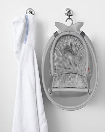 Skip Hop Baby Bath Tub 4-in-1 Grow with Baby Infant to Toddler , White