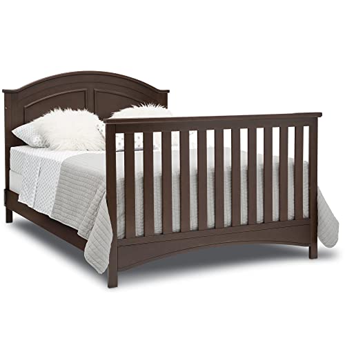 Delta Children Perry 6-in-1 Convertible Crib - Greenguard Gold Certified, Bianca White