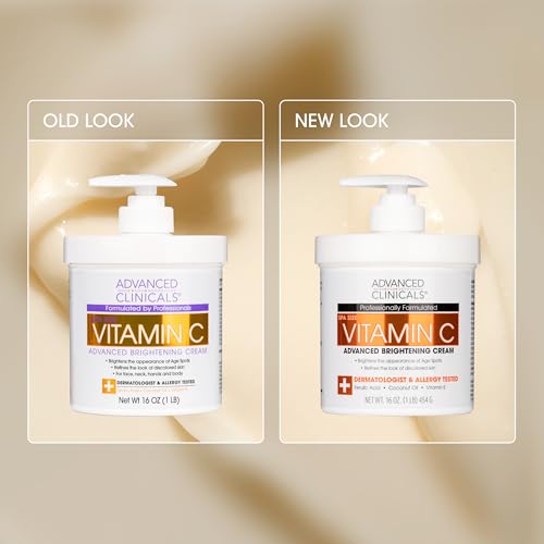 Advanced Clinicals Retinol Body Lotion & Face Moisturizer | Visible Anti Aging Skin Care Retinol Body Cream For Women & Men Targets Look Of Fine Lines, Wrinkles, & Crepe Looking Dry Skin, 16 Ounce
