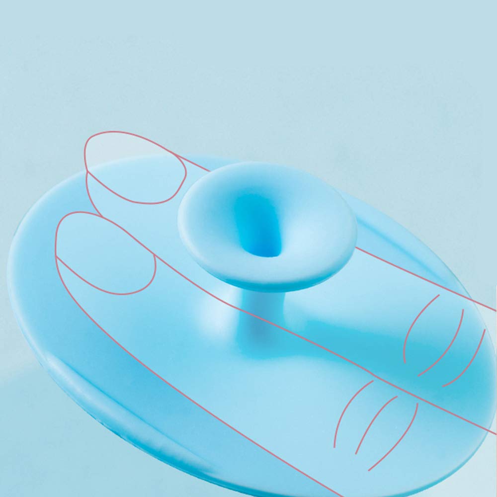 Baby Bath Brush, Baby Cradle Cap Brush, Silicone Massage Brush, Silicone Scrubbers Exfoliator Brush, Skin Scrubber Baby Essential for Dry Skin, Cradle Cap and Eczema (Small-4PCS)