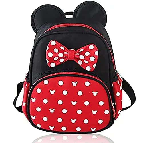 Cute Mini Backpack for Girls Toddler Bookbag Little Kids Backpacks for Toddler Backpack Baby Daycare Bag Child Kindergarten Preschool Book Bags Mouse Toys Travel Small Girl Backpacks Accessories