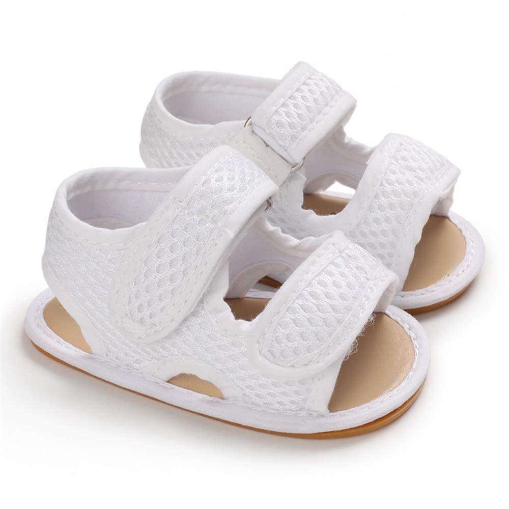 Timatego Baby Boys Girls Sandals Non Slip Soft Sole Outdoor Athletic Shoes Infant Toddler First Walker Crib Summer Shoes 3-18 Months