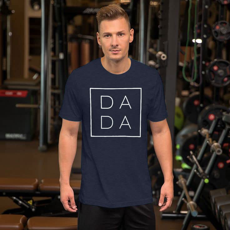 MNLYBABY Dad Shirts for Men Funny DADA Letter Print Graphic Tshirts Father Daddy Papa Gifts Tee Tops