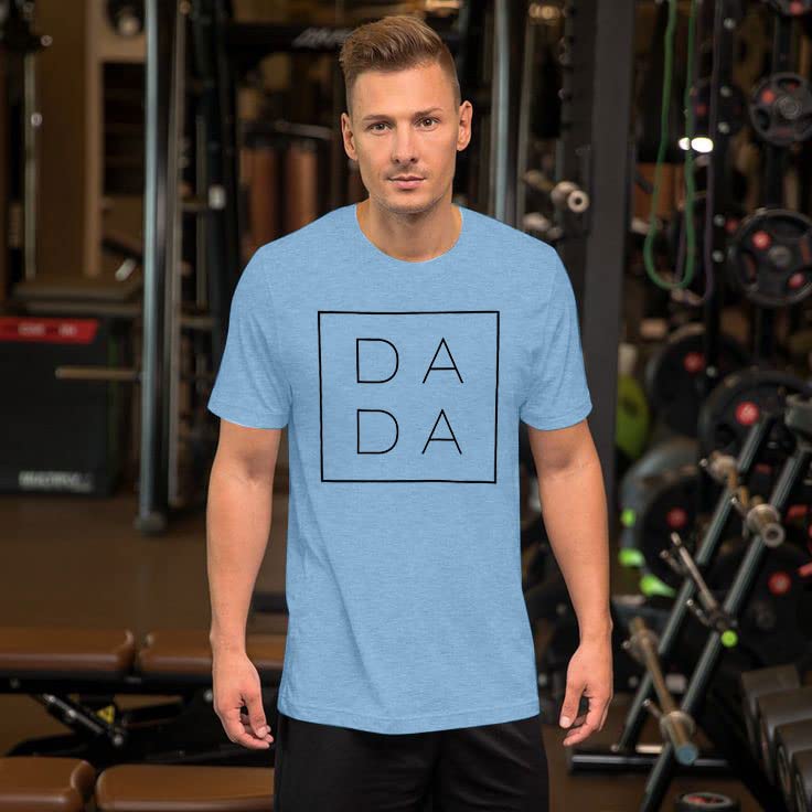 MNLYBABY Dad Shirts for Men Funny DADA Letter Print Graphic Tshirts Father Daddy Papa Gifts Tee Tops