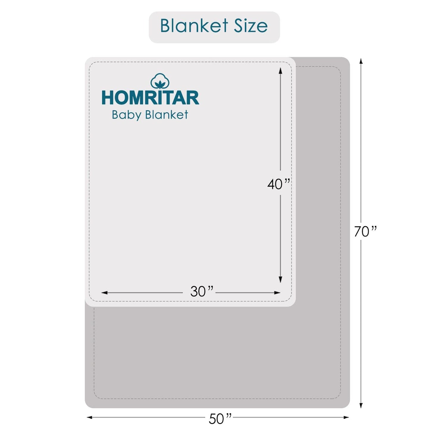 HOMRITAR Baby Blanket for Girls Toddlers 3D Fleece Fluffy Fuzzy Blanket for Baby, Soft Warm Cozy Fleece Blanket, Infant or Newborn Receiving Blanket 330GSM (30 x 40 Inch, Pink)