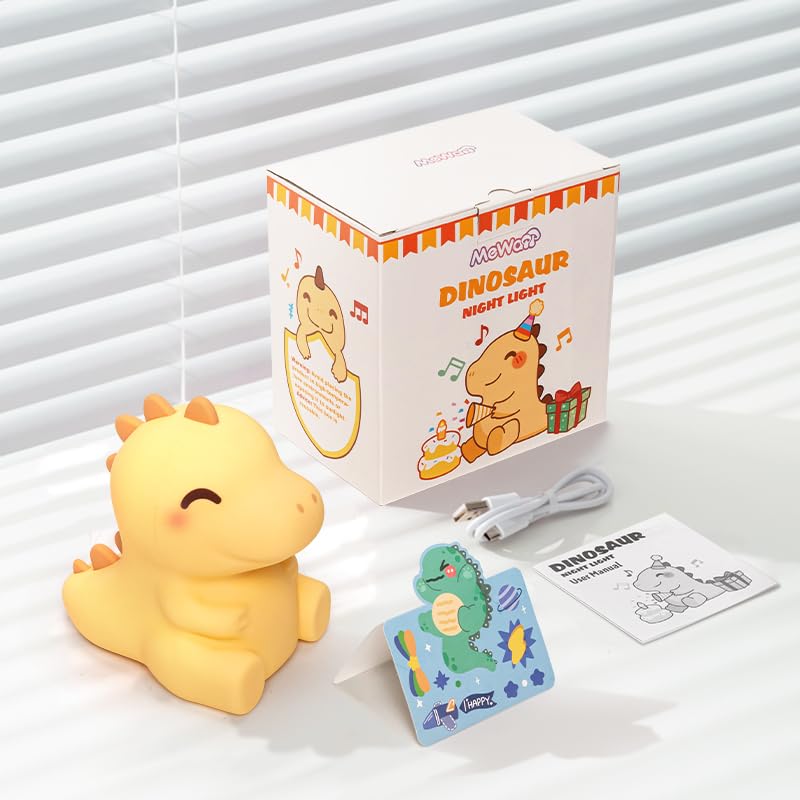 Huggwaii Squishy Axolotl Night Light for Kids – Dimmable Silicone Axolotl Lamp, 2025 Upgraded Baby Night Light, Rechargeable, 20H Battery Life, Sleep Aid Gift for Toddlers, Girls&Room Decor