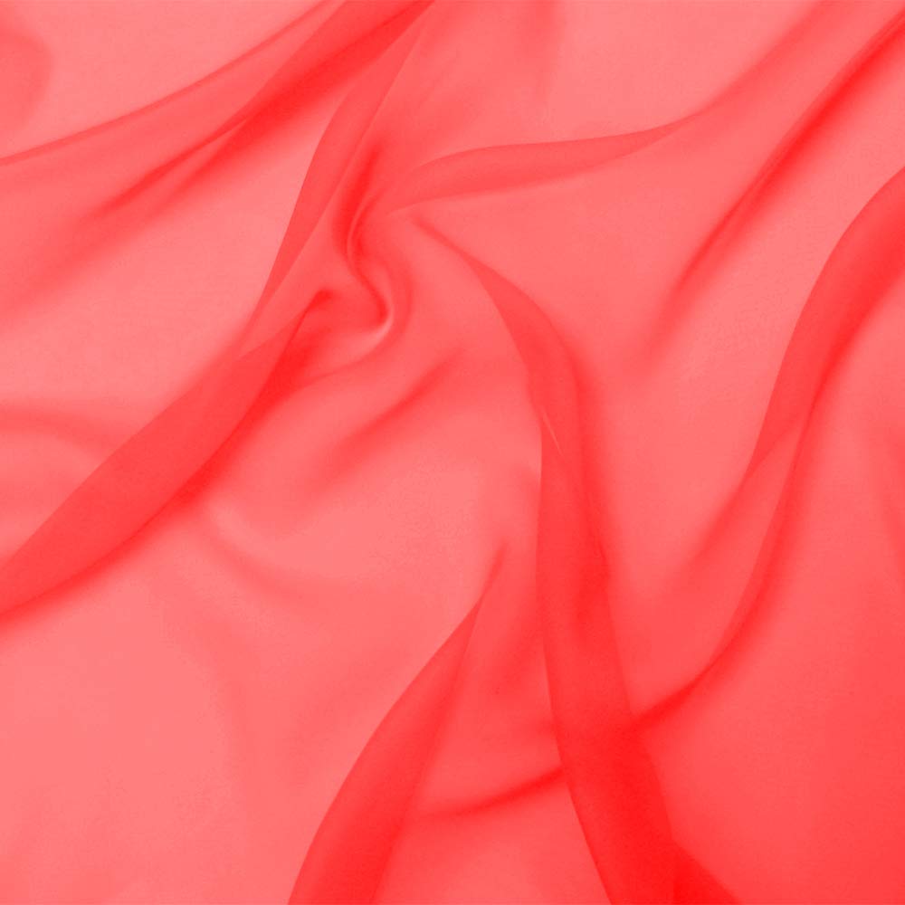 Barcelonetta | Chiffon Fabric | Decoration, Drapery Fabric | Wedding, Gender Reveal, Baby Shower, Birthday | for Arbor, Arch, Canopy, Table and Chair Decoration (Dusty Rose, 10 Yards)