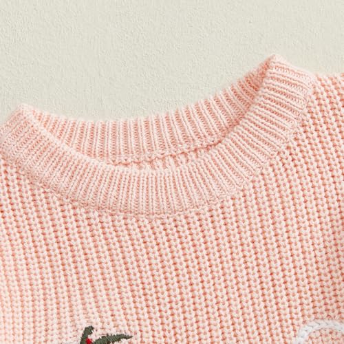 Baby Girl First Birthday Outfit One Year Old Strawberry Embroidery Knit Sweater Romper Warm Fall Winter Clothes