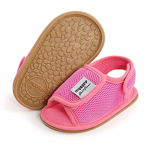 Baby Girls Boys Summer Sandals Unisex Infant Premium Soft Anti-Slip Rubber Sole Toddler Outdoor Beach Walking Shoes