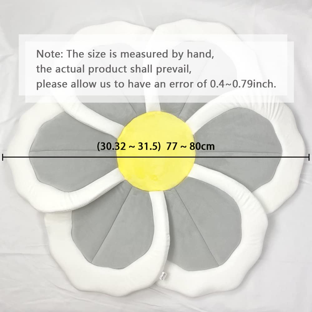 Baby Bath Pad for Infant Bathtub Sink - Flower Mat Tub Lounger - Petal Soft Supports Newborn Bathing Insert Seat - 31" (Pink)